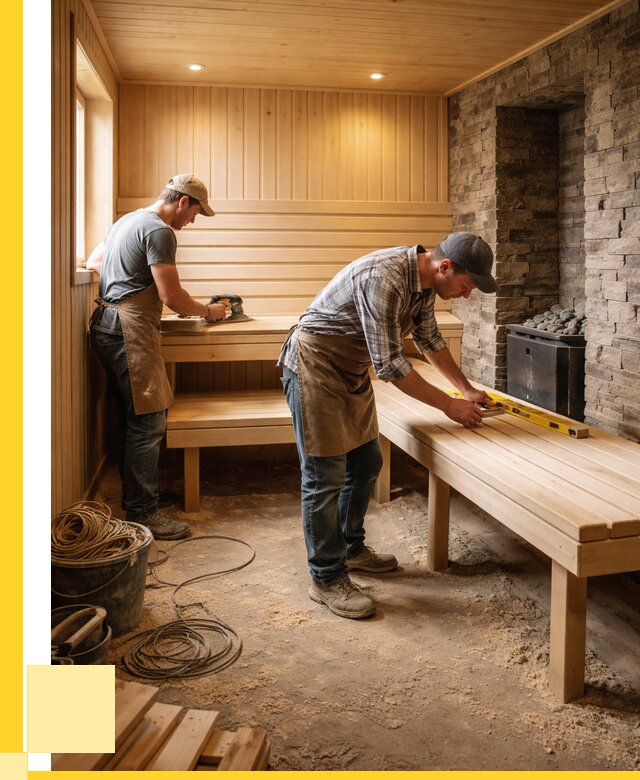 Отделка бани в Магнитогорске: внутренняя отделка от 3104 р. | ЭриданМгн