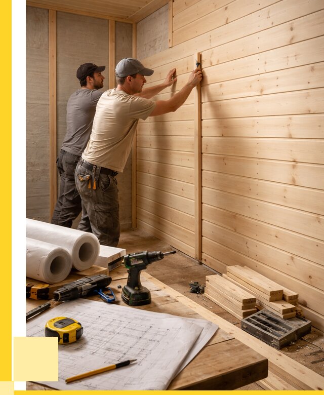 Обшивка бани вагонкой в Магнитогорске от 1241 р., ЭриданМгн