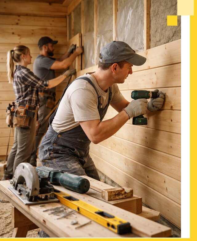 Обшивка бань под ключ в Магнитогорске: отделка стен и потолков