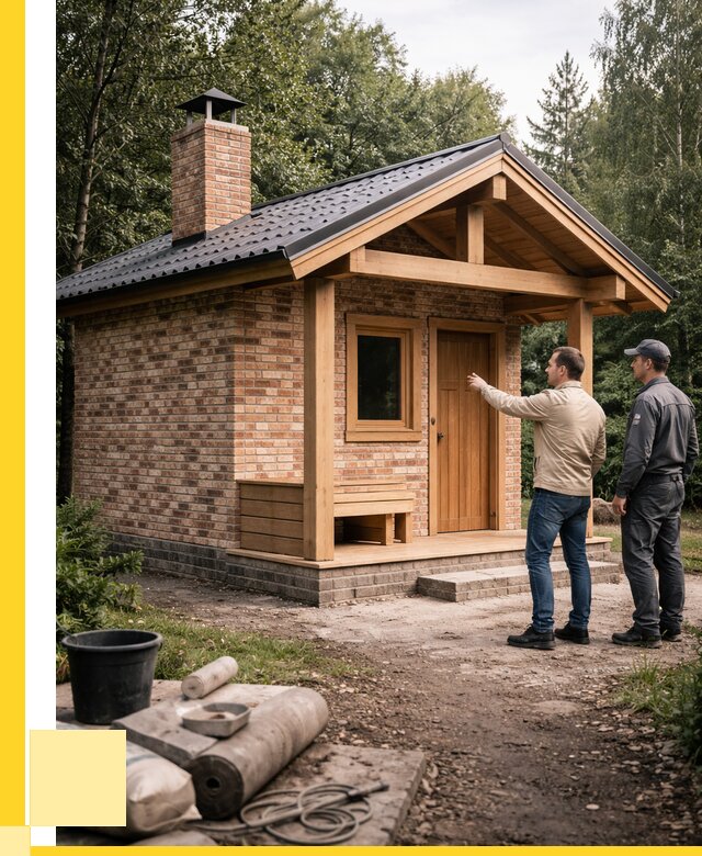 Кирпичные бани и печи в Магнитогорске от 362075 р. | ЭриданМгн