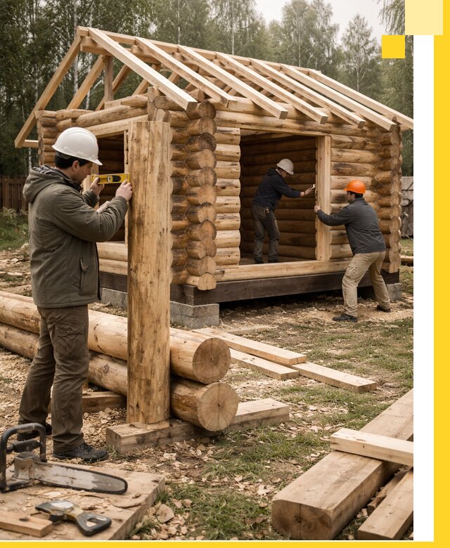 Строительство бань для дачи под ключ в Магнитогорске с доставкой и монтажом