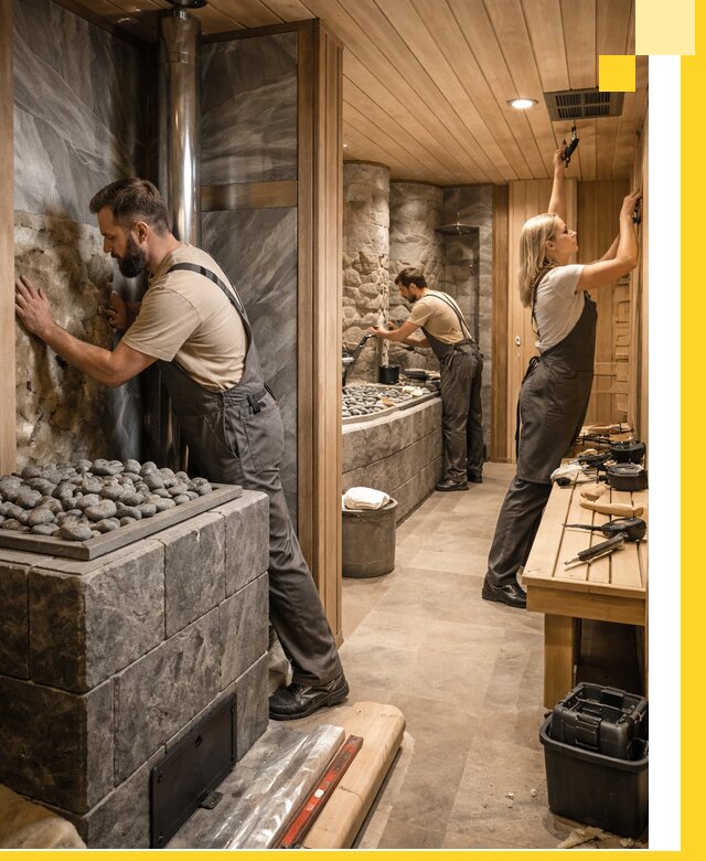 Строительство бань и SPA процедур в Магнитогорске под ключ и отделкой
