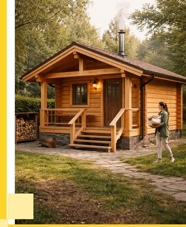 Купить баню под ключ в Магнитогорске от 672425 р. | ЭриданМгн