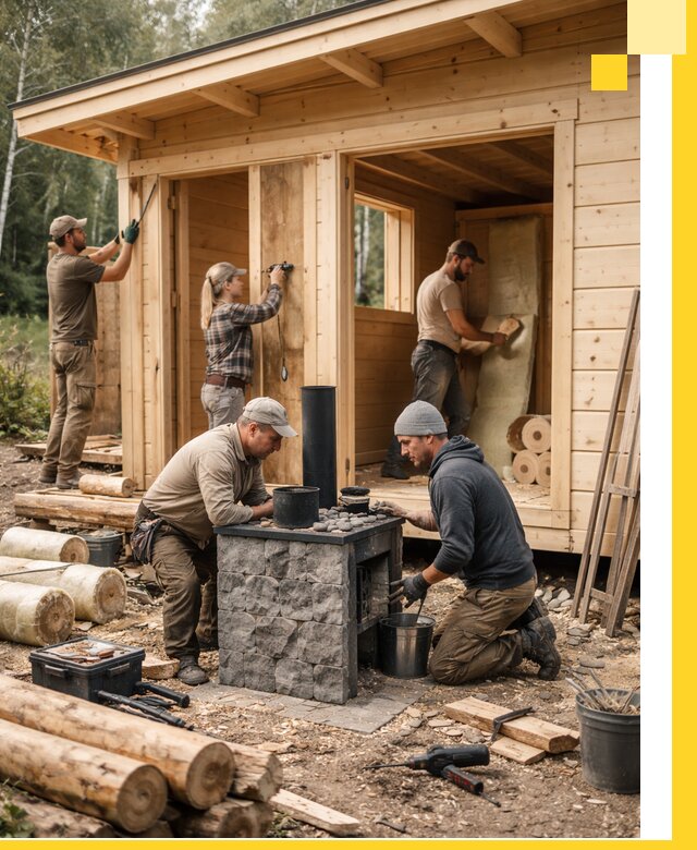 Купить баню под ключ в Магнитогорске строительство монтаж отделка