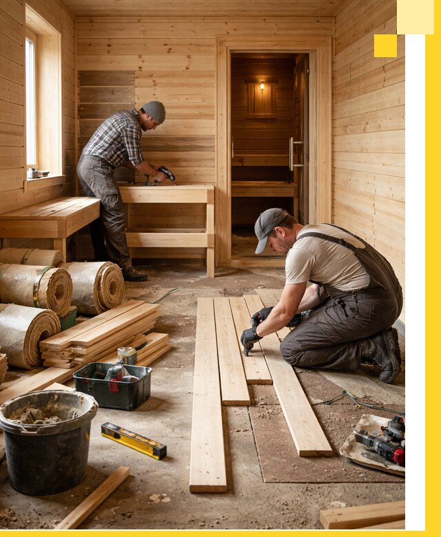 Индивидуальный проект бани с комнатой отдыха под ключ в Магнитогорске