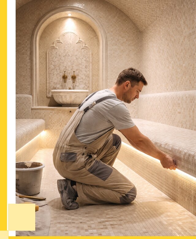 Отделка хамамов под ключ в Магнитогорске от 5690 р. | ЭриданМгн