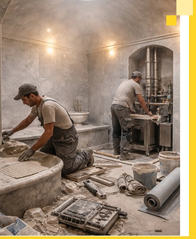 Строительство турецких бань хаммам под ключ в Магнитогорске