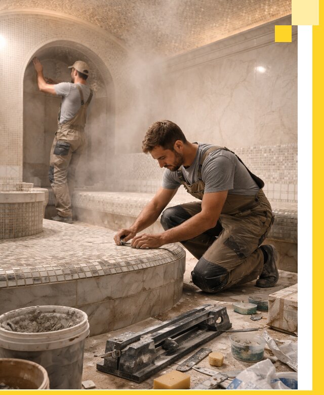 Профессиональный дизайн хамама и SPA под ключ в Магнитогорске