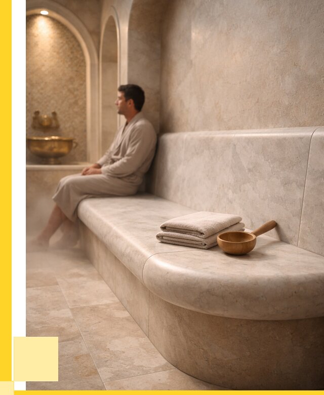 Сиденья для хамама в Магнитогорске под ключ от 12414 р. | ЭриданМгн