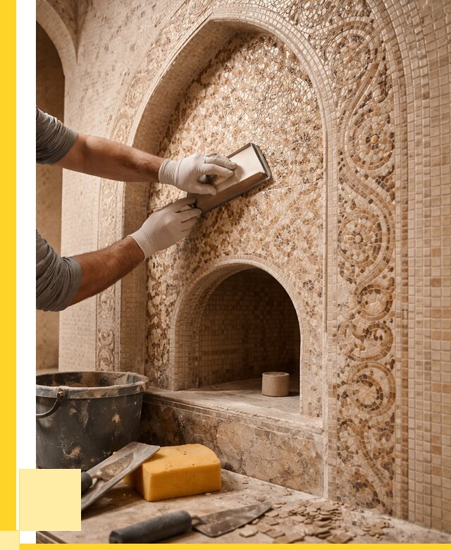 Мозаика для хамама в Магнитогорске под ключ от 5173 р. | ЭриданМгн