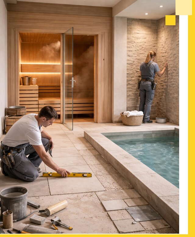 Комплексный дизайн и отделка интерьеров SPA под ключ в Магнитогорске